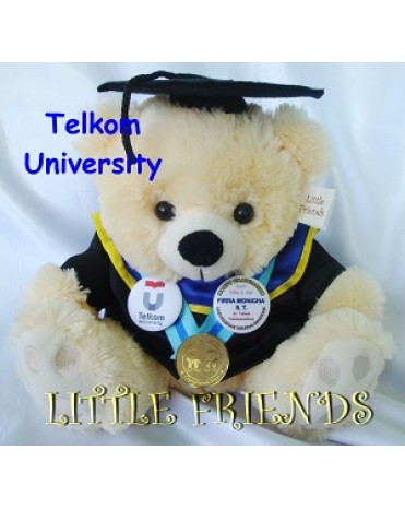 Boneka Wisuda Telkom University - Teknik Telekomunikasi (30 cm)
